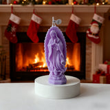 Our Lady of Guadalupe Scented Candle: A Sacred Glow of Devotion & Serenity