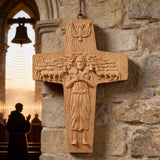 “Good Shepherd” Jesus Shepherd Wooden Wall Hanging