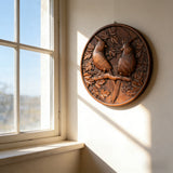 Red Cardinal Couple Hand-Carved Wood Figurine: A Symbol of Hope & Spiritual Connection