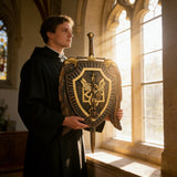 Archangel Michael Sword & Shield Wall Plaque - Divine Protection in Spiritual Warfare