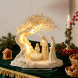✨ Nativity Tree of Life Acrylic Desktop Decor: A Christian Symbol of Christmas Grace & Eternal Roots