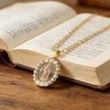 Our Lady of Guadalupe Halo Pendant Necklace: Devotion Meets Modern Elegance