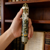 Hand-Painted Enamel Mezuzah: The Dual Essence of Faith & Craftsmanship