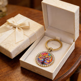 Tree of Life Round Pendant & Keychain: A Symbol of Growth, Connection, and Vibrant Life
