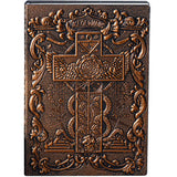 Vintage cross embossed notebook, the most personalized back-to-school gift - BGCOPPER