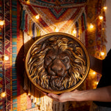 Lion Head Wooden Wall Art: Symbol of Christ the Lion of Judah