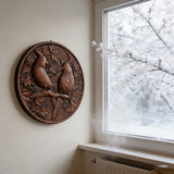 Red Cardinal Couple Hand-Carved Wood Figurine: A Symbol of Hope & Spiritual Connection