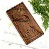 Plaque commemorating Good Friday, remembering the meaning of Jesus' crucifixion