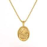 18K Gold Plated Saint Barbara Necklace - BGCOPPER
