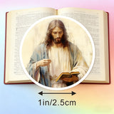 500PCS Original Bible-Inspired Motivational Stickers Roll: Cross-Border Decorative Adhesive Seals for Jo - gift presentation