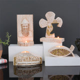 Holy Ornament Jesus Church Candlestick - Best Home Decor - BGCOPPER