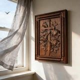 Rose & Sword Wood Wall Art: Where Strength Meets Grace