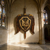 Archangel Michael Sword & Shield Wall Plaque - Divine Protection in Spiritual Warfare