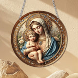 Our Lady of the Holy Child Acrylic Pendant | Divine Blessings Accompany You Through All Seasons