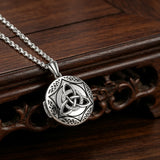Celtic Triquetra Locket Necklace – Heritage, Memory & Timeless Protection