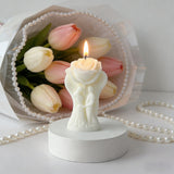 Rose & Couple Aromatherapy Candle: A Romantic Glow for Your Love