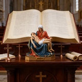 Pietà Resin Statue: A Christian Symbol of Mary’s Grief & Christ’s Redemption