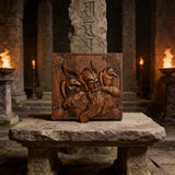 Odin and the Raven Wooden Wall Wall Decoration