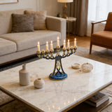 Holy 7-Branch Christian Menorah: Emblem of Divine Light and Devout Faith