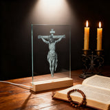 Jesus Crucifixion Glass Lamp: Turning Faith into a Tangible Daily Sacred Object