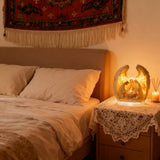 “Holy Family Angel-Wing Nativity” 2D Flat Acrylic Decor – A Glowing Tribute to Christmas