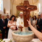 šÆļø Joan of Arc Cross Wood Carving ā Our Lady of Sorrows / Crucifix