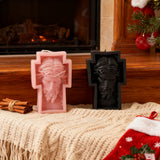 Jesus Crucifix Scented Candle: A Sacred Glow of Sacrifice & Devotion