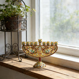 Enamel Hanukkah Menorah