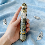 Hand-Painted Enamel Mezuzah: The Dual Essence of Faith & Craftsmanship