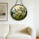 Lily of the Valley Stained Glass Suncatcher: A Radiant Symbol of Happiness and Renewal