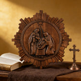 Nativity Wooden Wall Hanging