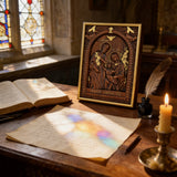 Beechwood Holy Family Wall Hanging: Carving Devotion in Wood, Bringing Sacred Warmth