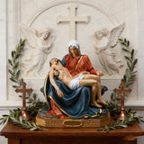 Pietà Resin Statue: A Christian Symbol of Mary’s Grief & Christ’s Redemption