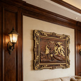 The Baptism of Christ Hand-Carved Wooden Wall Art: A Sacred Tribute to New Life