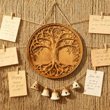 Tree of Life Wood Wall Art Decor Best Christmas Gift - With Free Stand