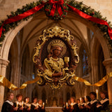 š”ļø Saint Barbara Wood Carving ā Handcrafted Devotional Art