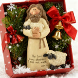 The Good Shepherd Resin Figurine: "The Lord is My Shepherd" ✨🙏