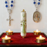 Tree of Life Enamel Mezuzah (Doorpost Prayer Scroll)