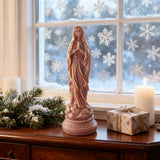 Our Lady of Lourdes Scented Candle: A Sacred Glow of Devotion & Tranquility