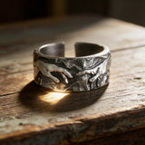 The Creation of Adam Copper Ring – A Timeless Testament to Divine Connection