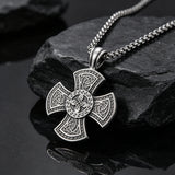 Vintage Celtic Knot Cross Necklace – Heritage, Eternity & Sacred Protection