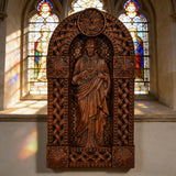 Sacred Heart of Jesus Arch Wooden Tabletop Decor