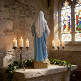Our Lady of the Sacred Heart Resin Statue: A Gentle Companion of Love and Faith - size and finish detail