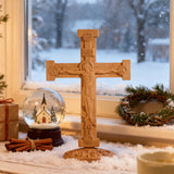 Beechwood Orthodox Double-Sided Crucifix: Carry His Redemption Close, In Every Moment