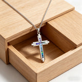Abalone Shell Cross Necklace – Divine Protection & Celestial Beauty
