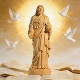 Sacred Heart of Jesus Wooden Statue: A Tribute to Unfailing Love