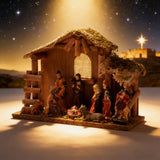 Nativity Manger Set: A Gentle Narrative of Christmas Eve - design detail