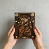 Unsere Liebe Frau von der immerwährenden Hilfe Holzschnitzerei Wanddekoration Geschenk