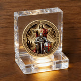 🛡️ Knight of Christ Challenge Coin – Wear the Armor of God