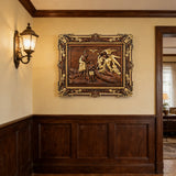 The Baptism of Christ Hand-Carved Wooden Wall Art: A Sacred Tribute to New Life